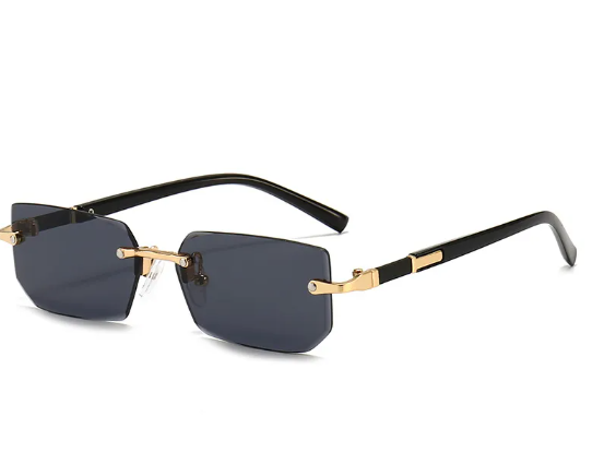 Women's Rimless Jelly Color Fashion Sunglasses