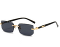 Women's Rimless Jelly Color Fashion Sunglasses