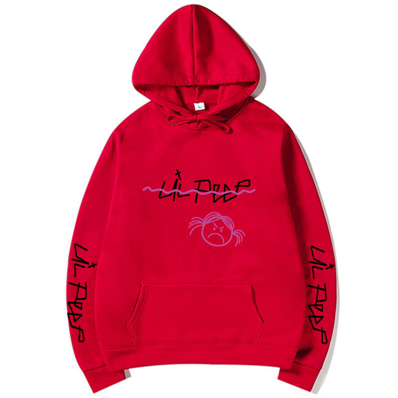 Lil Peep Streetwear Hoodie with Fleece Lining (Unisex)