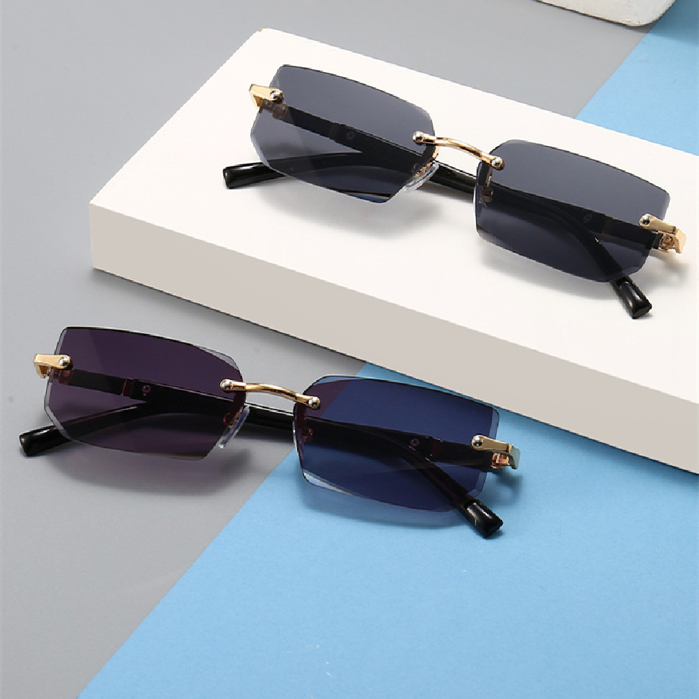 Rimless Fashion Sunglasses for Women
