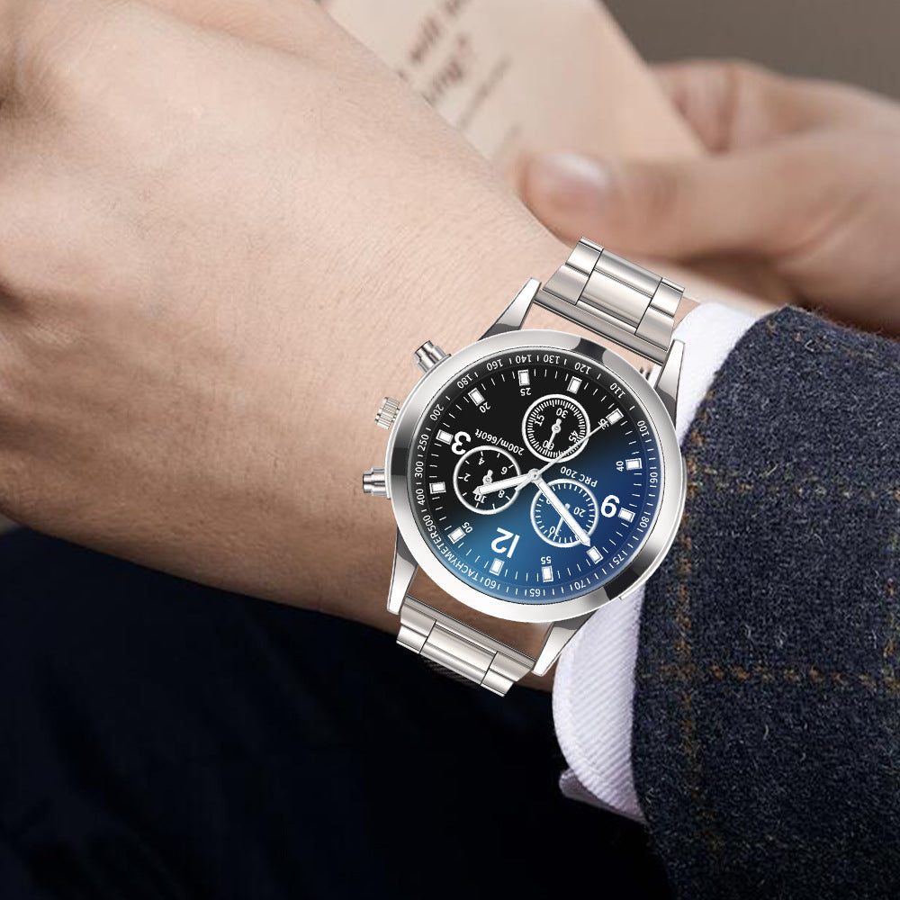 Geneva Quartz Steel Band Watch for Unisex ZA01-G