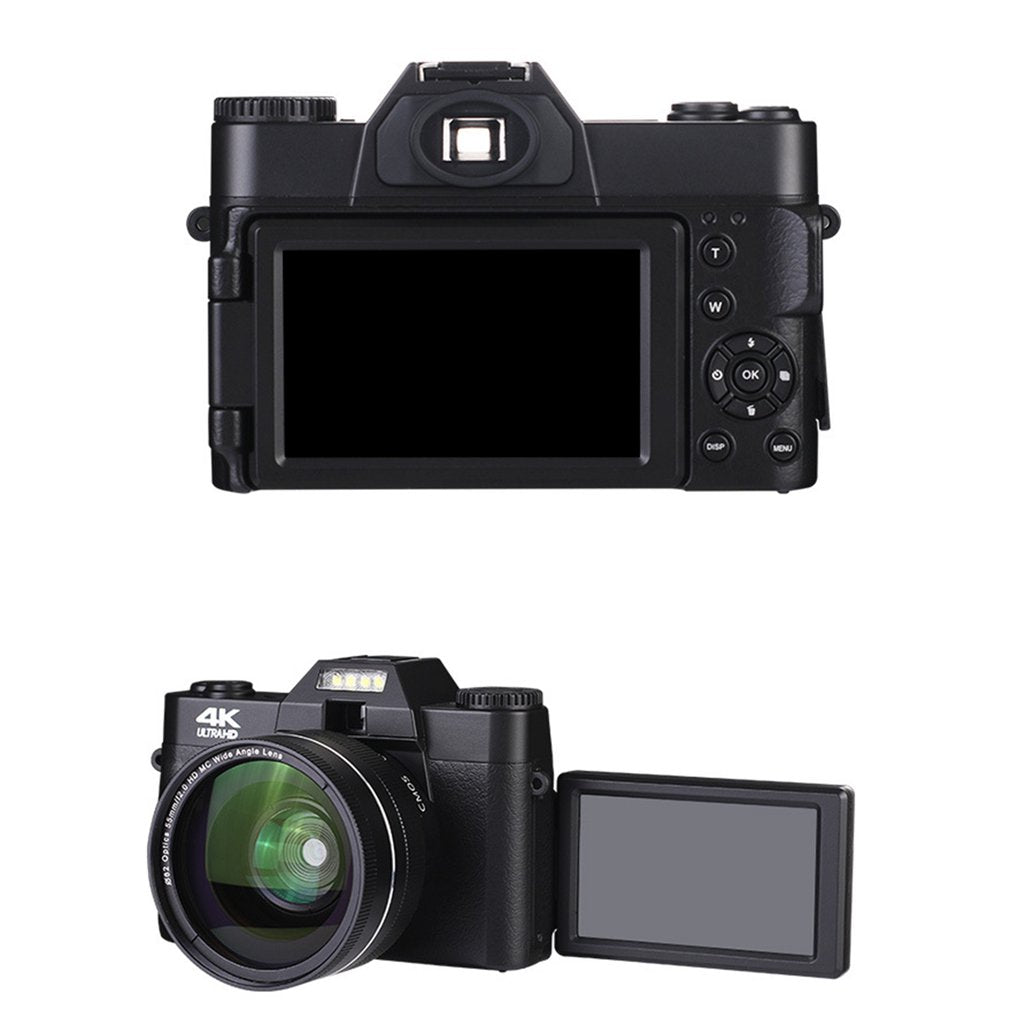 4K HD Semi-Digital SLR Camera with 16x Wide-Angle Lens
