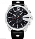 Men's Military Quartz Watch with Sporty Large Dial
