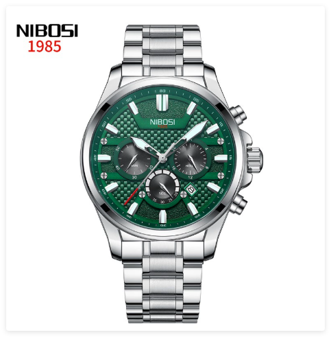 Multifunctional Waterproof Quartz Men's Watch with Three Eyes