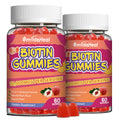 SmildeHeal 2 Pack Biotin Gummies for Hair Growth 10000 mcg Hair Skin and Nails Gummies with Folic Acid Vitamins A B C E & D Vegan biotin Vitamins for Women & Men 120 Gummies