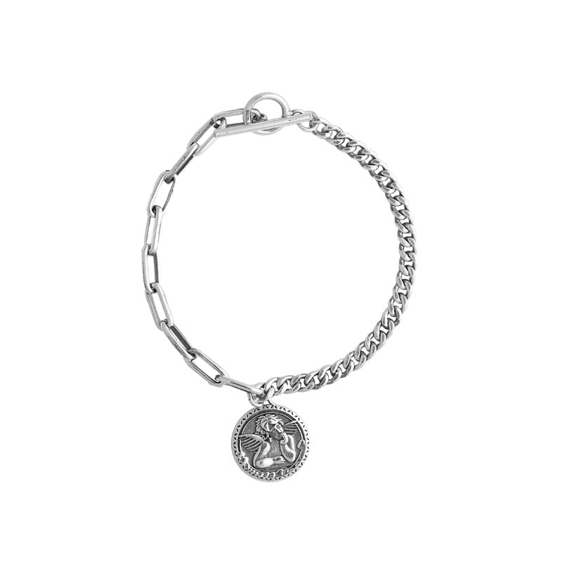 Angel Bracelet in S925 Sterling Silver Vintage Design