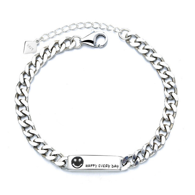 S925 Sterling Silver Vintage Style Bracelet