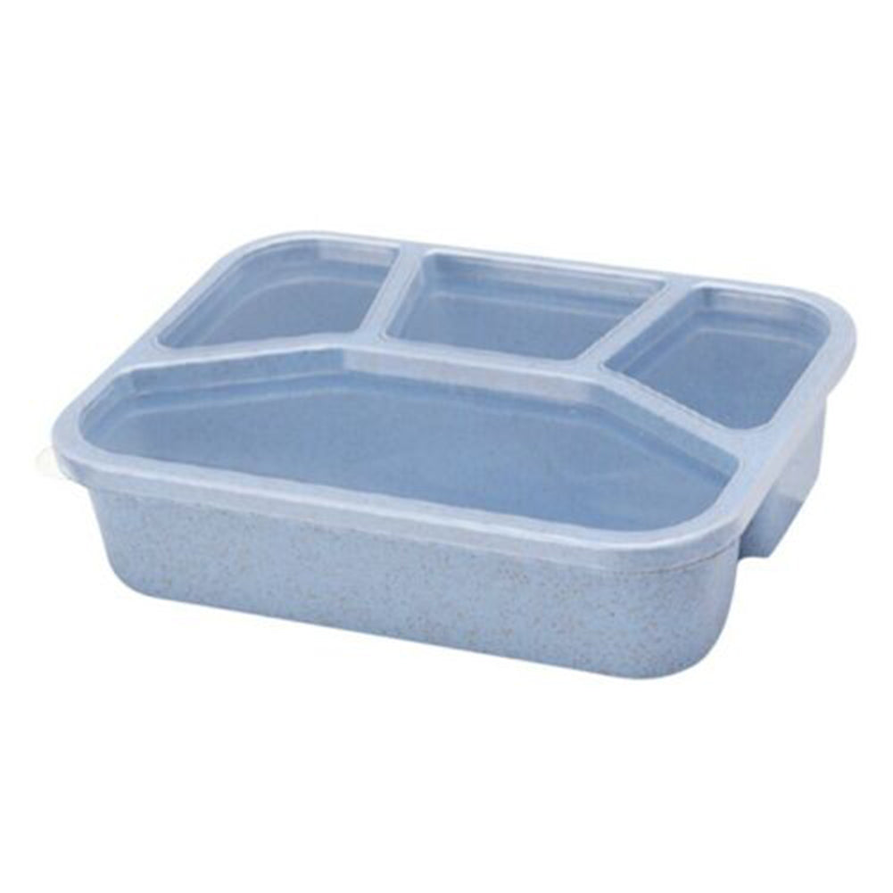 Wheat Straw Bento Box - Square Divided Meal Container
