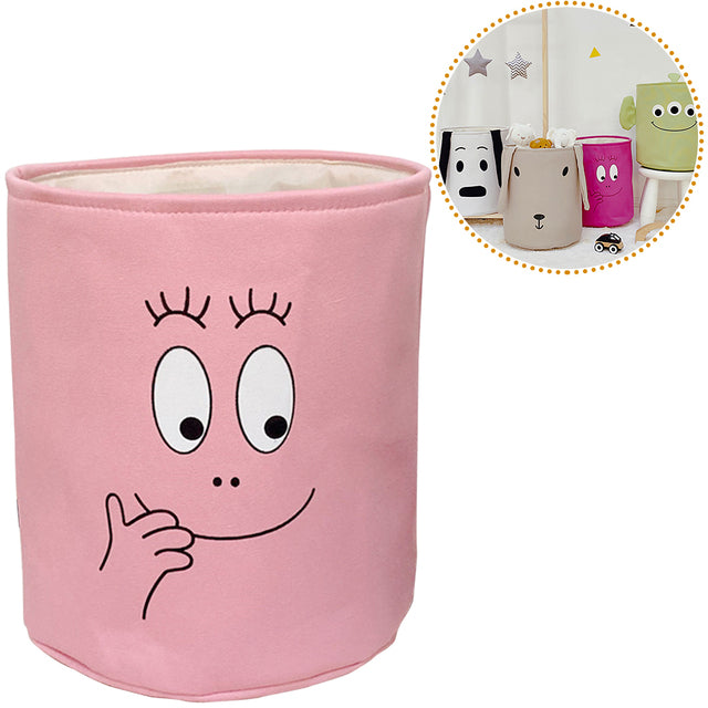Cartoon Animals Three-Layer Laundry Basket Organizer