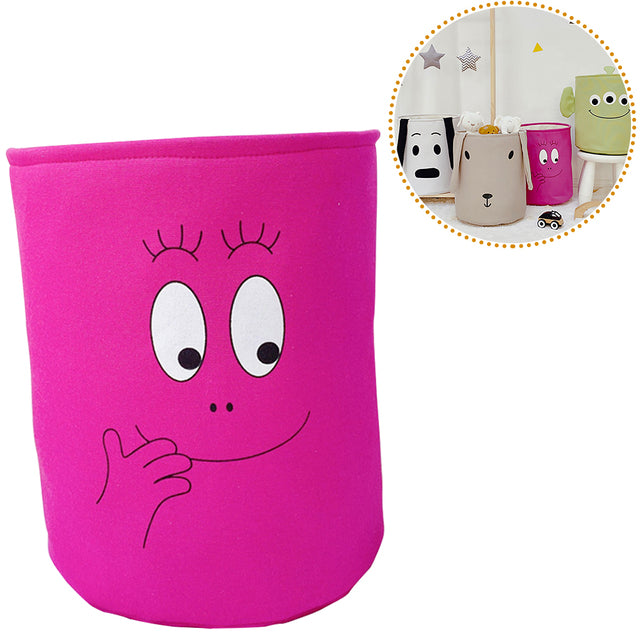 Cartoon Animals Three-Layer Laundry Basket Organizer
