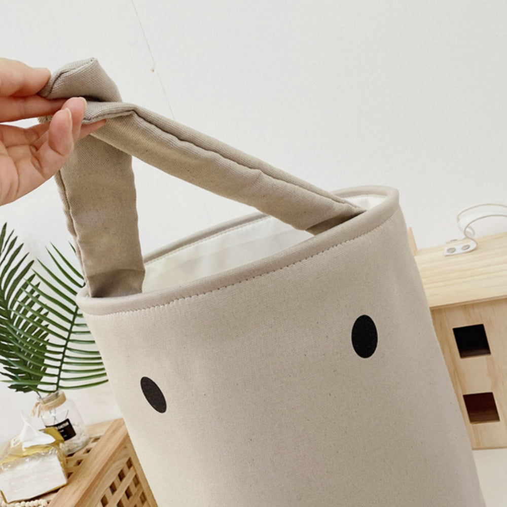 Cartoon Animals Three-Layer Laundry Basket Organizer