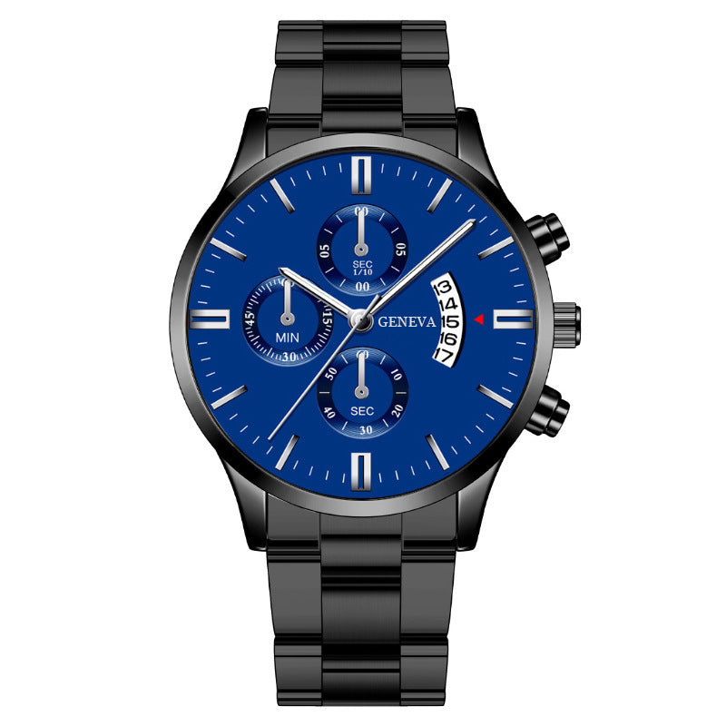 Wholesale Quartz Men's Watch with Steel Band and Large Dial