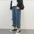 Men's Korean Trend Wide Leg Hip Hop Jeans