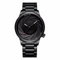 Men's Fashion Steel Band Watch with Large Dial