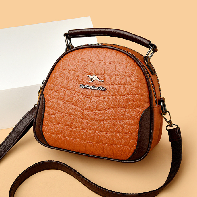 Elite Fashion Leather Handbag - Multi-layer Shoulder Bag (One)