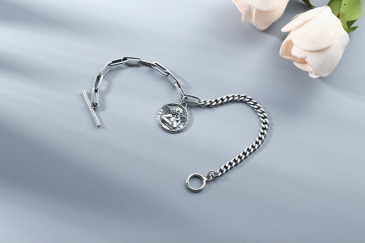 Angel Bracelet in S925 Sterling Silver Vintage Design