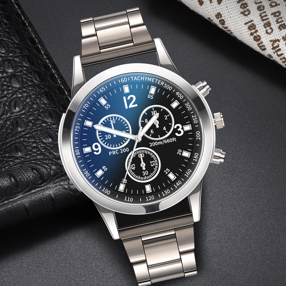 Geneva Quartz Steel Band Watch for Unisex ZA01-G