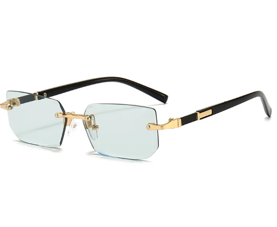 Women's Rimless Jelly Color Fashion Sunglasses