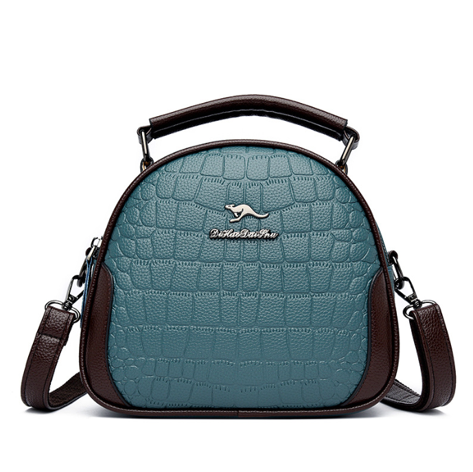 Elite Fashion Leather Handbag - Multi-layer Shoulder Bag (One)