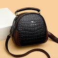 Elite Fashion Leather Handbag - Multi-layer Shoulder Bag (One)