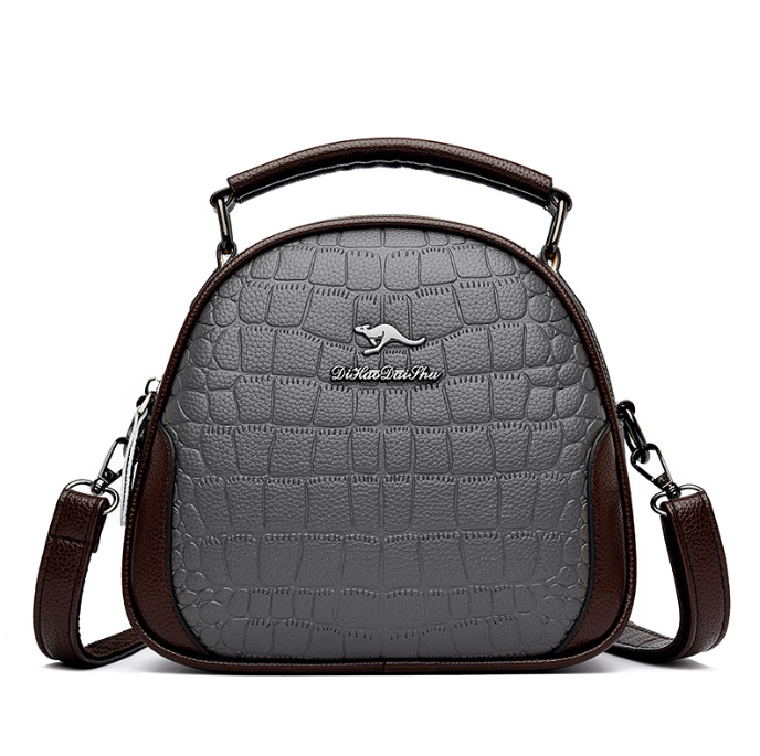 Elite Fashion Leather Handbag - Multi-layer Shoulder Bag (One)