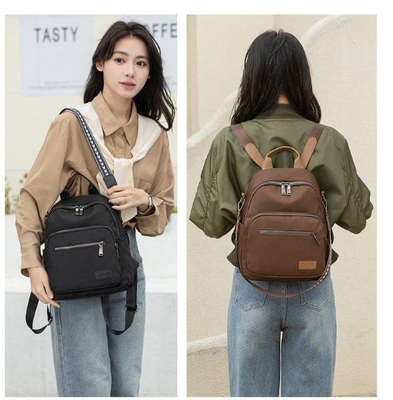 Chengxin Women's Original Design Cotton Linen Backpack